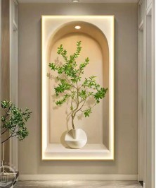 Tree Sign With Luxury Lighting And Aliminium Frame